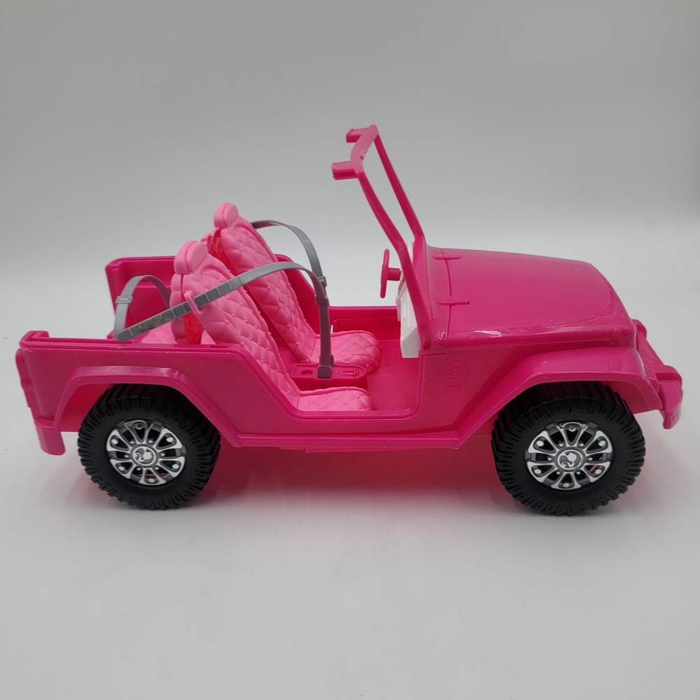 Mattel Barbie Glam Getaway Pink Jeep Wrangler Vehicle 2012‎ BHF96 Off-Road Car